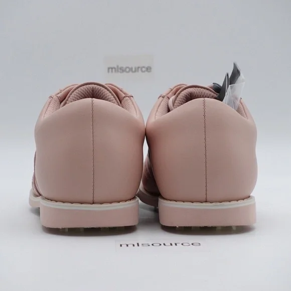 NEW G/FORE Women's Gallivanter Brogue Wingtip Golf Shoes G4LS22EF08 Blush - Picture 4 of 16